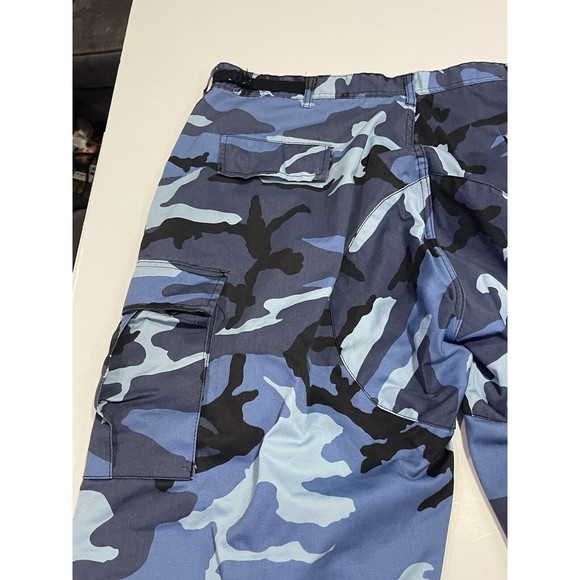Rothco Blue BDU Pants Camouflage Tactical 6-Pocket Cargo Military Fatigues - Picture 8 of 16